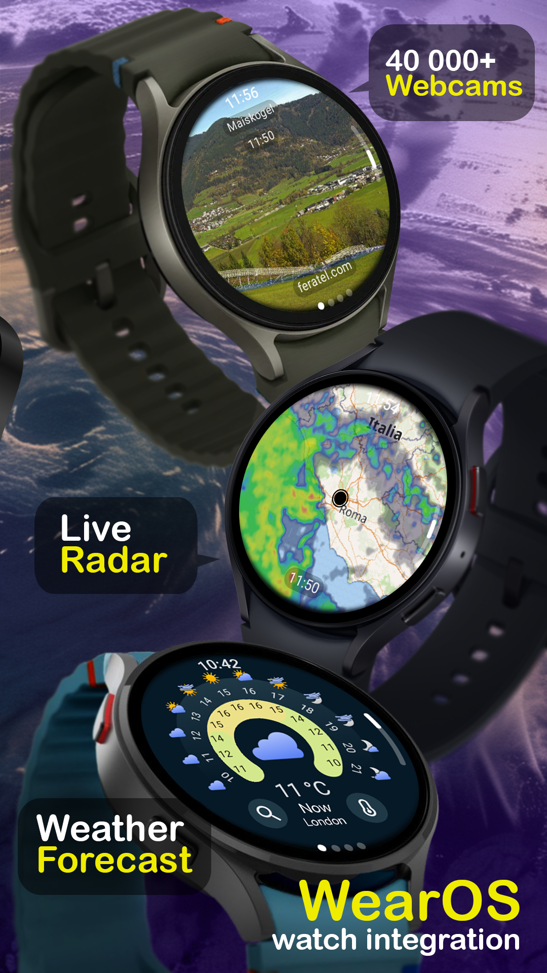 اسکرین شات 2 برنامه Ventusky: Weather & Live Radar