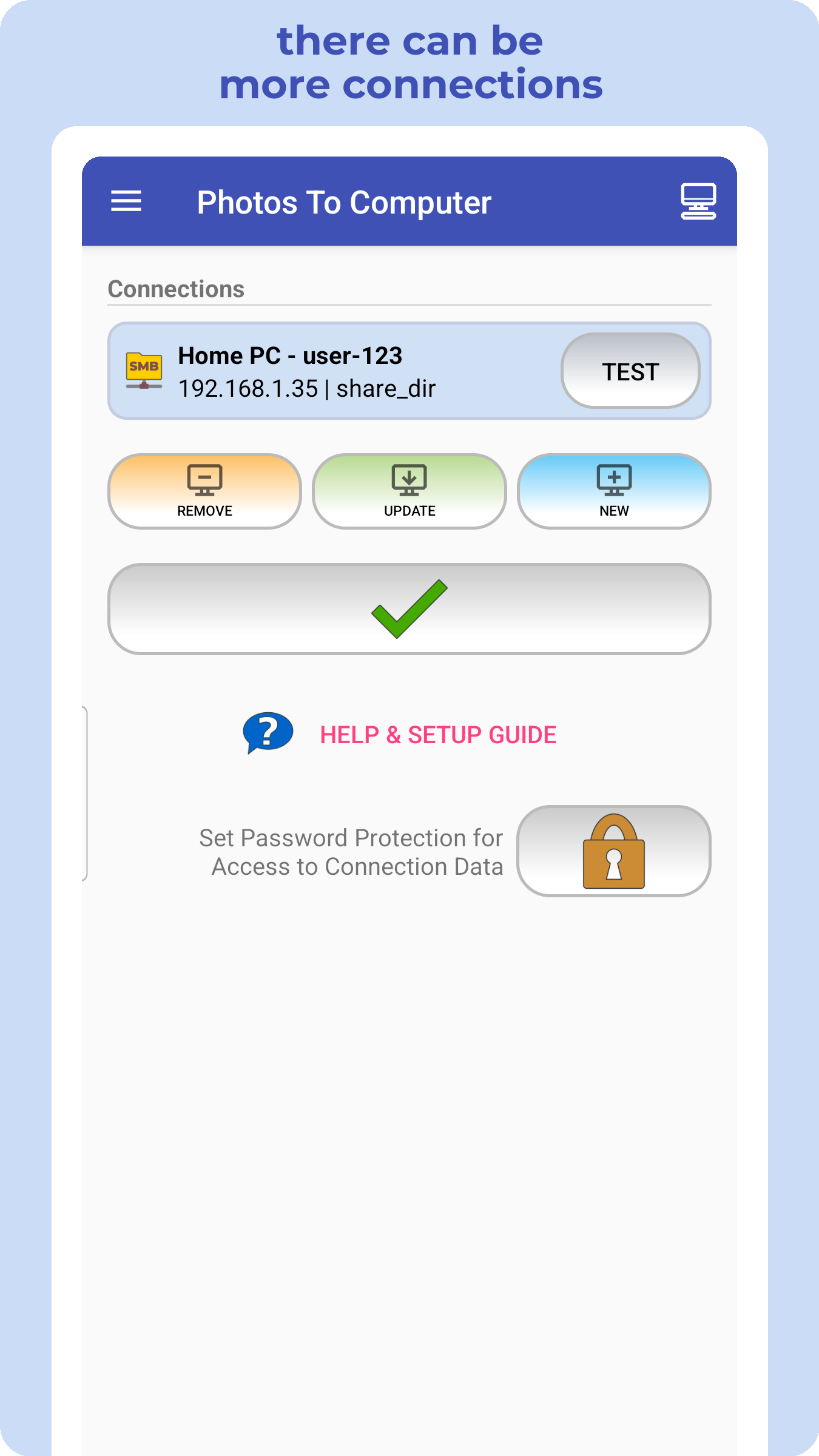 اسکرین شات 6 برنامه Photos To Computer or NAS