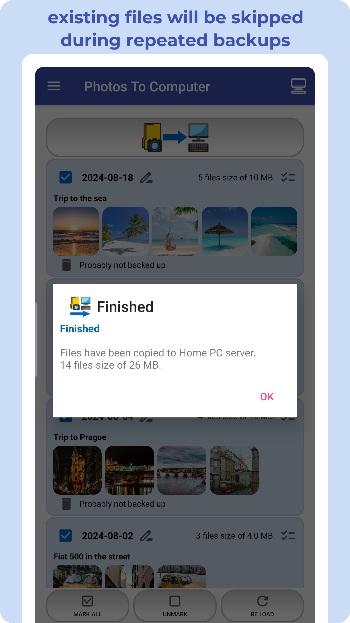 اسکرین شات 8 برنامه Photos To Computer or NAS