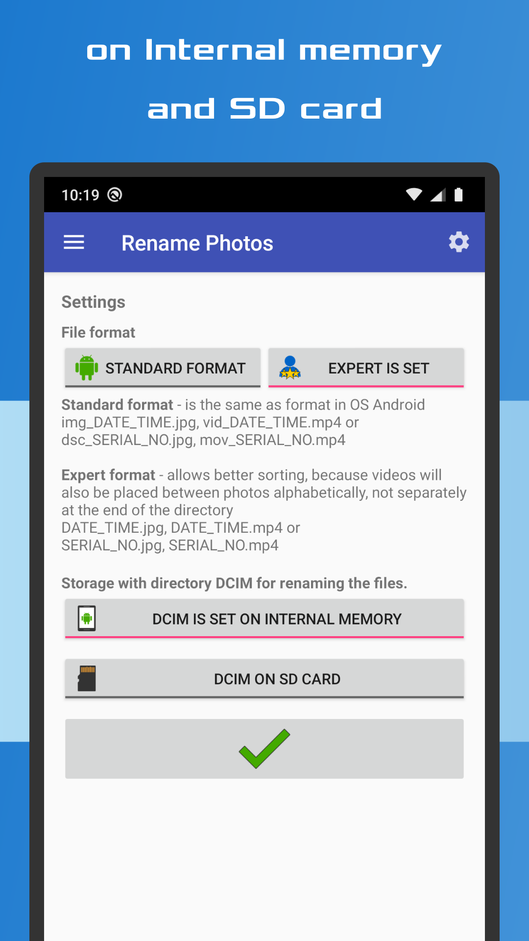 اسکرین شات 2 برنامه Rename Photos