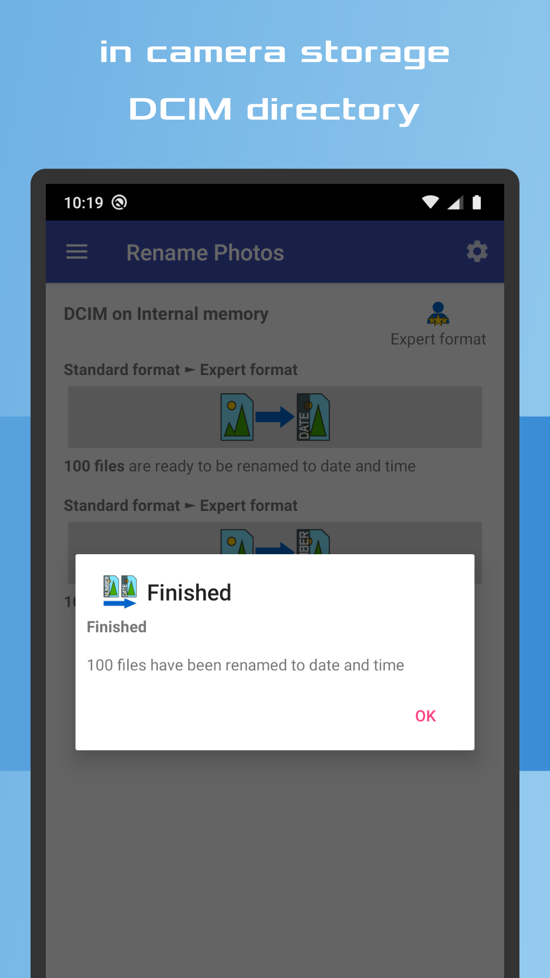 اسکرین شات 5 برنامه Rename Photos