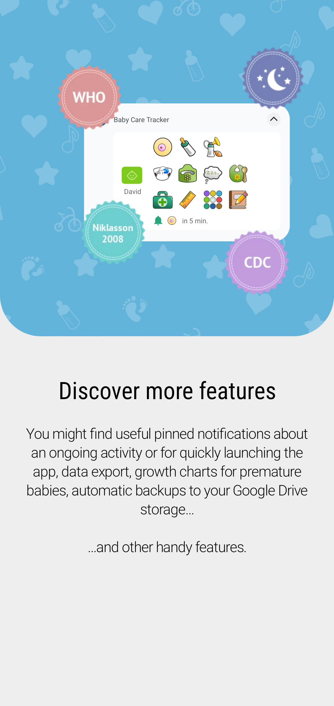 اسکرین شات 5 برنامه Breastfeeding & Baby Tracker