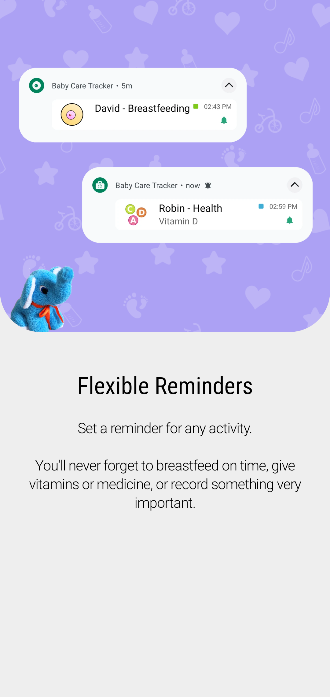 اسکرین شات 3 برنامه Breastfeeding & Baby Tracker