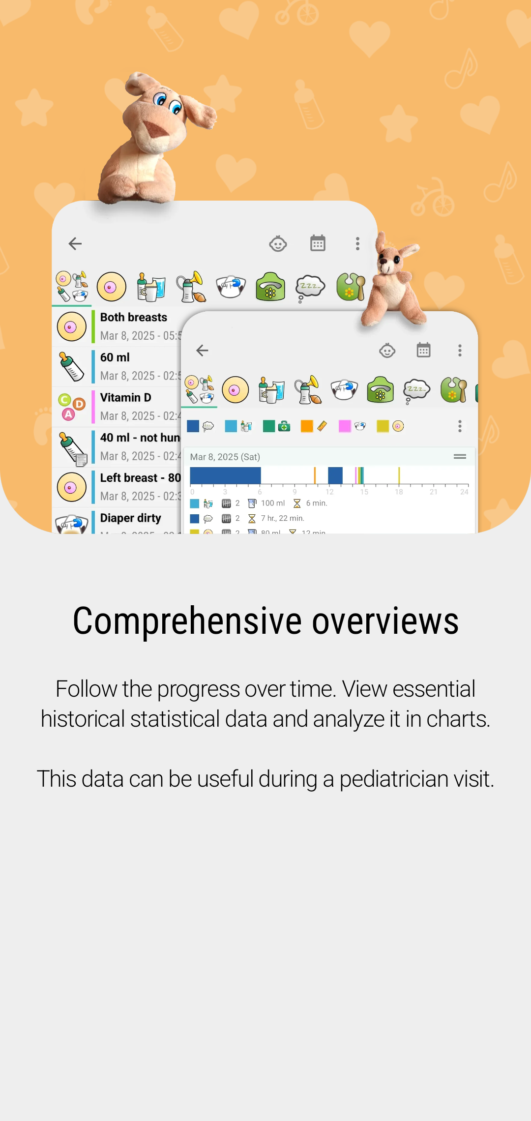 اسکرین شات 2 برنامه Breastfeeding & Baby Tracker