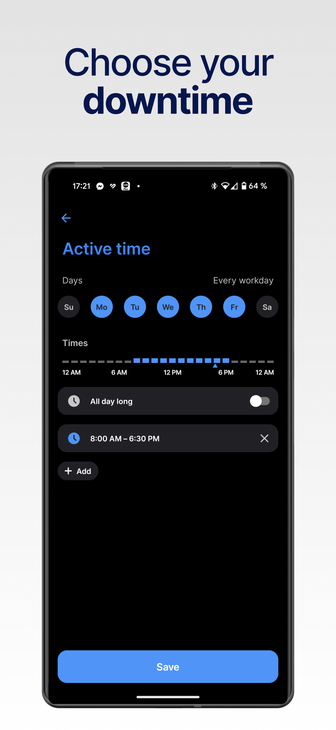 اسکرین شات 7 برنامه AppBlock - Block Apps & Sites
