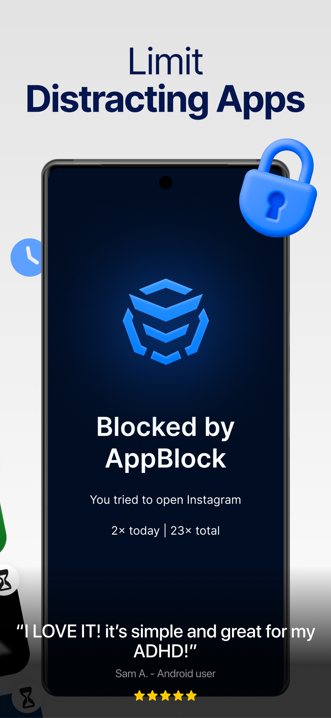 اسکرین شات 2 برنامه AppBlock - Block Apps & Sites