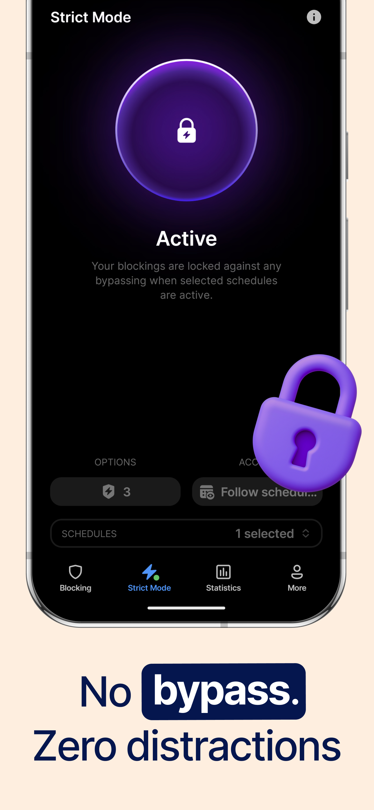 اسکرین شات 2 برنامه AppBlock - Block Apps & Sites