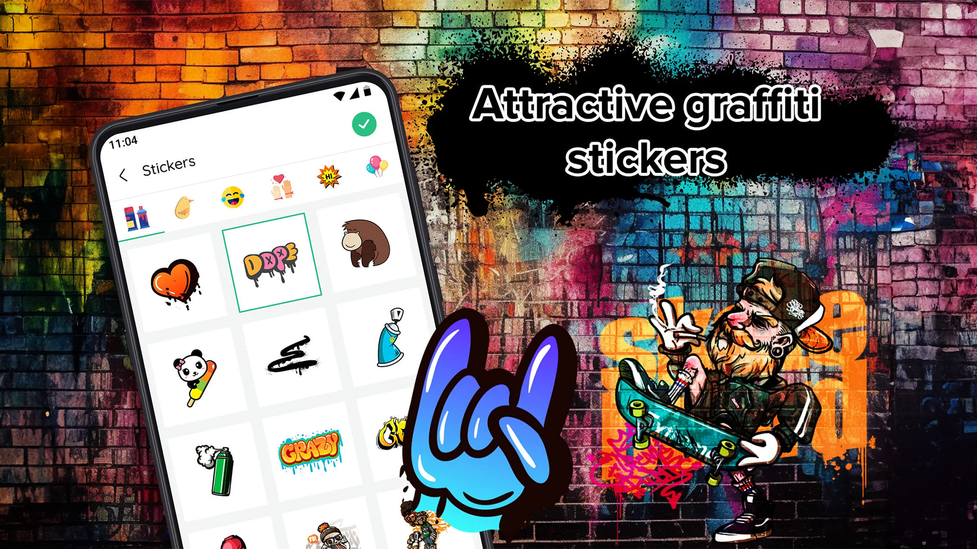 اسکرین شات 4 برنامه Graffiti Name Logo Maker
