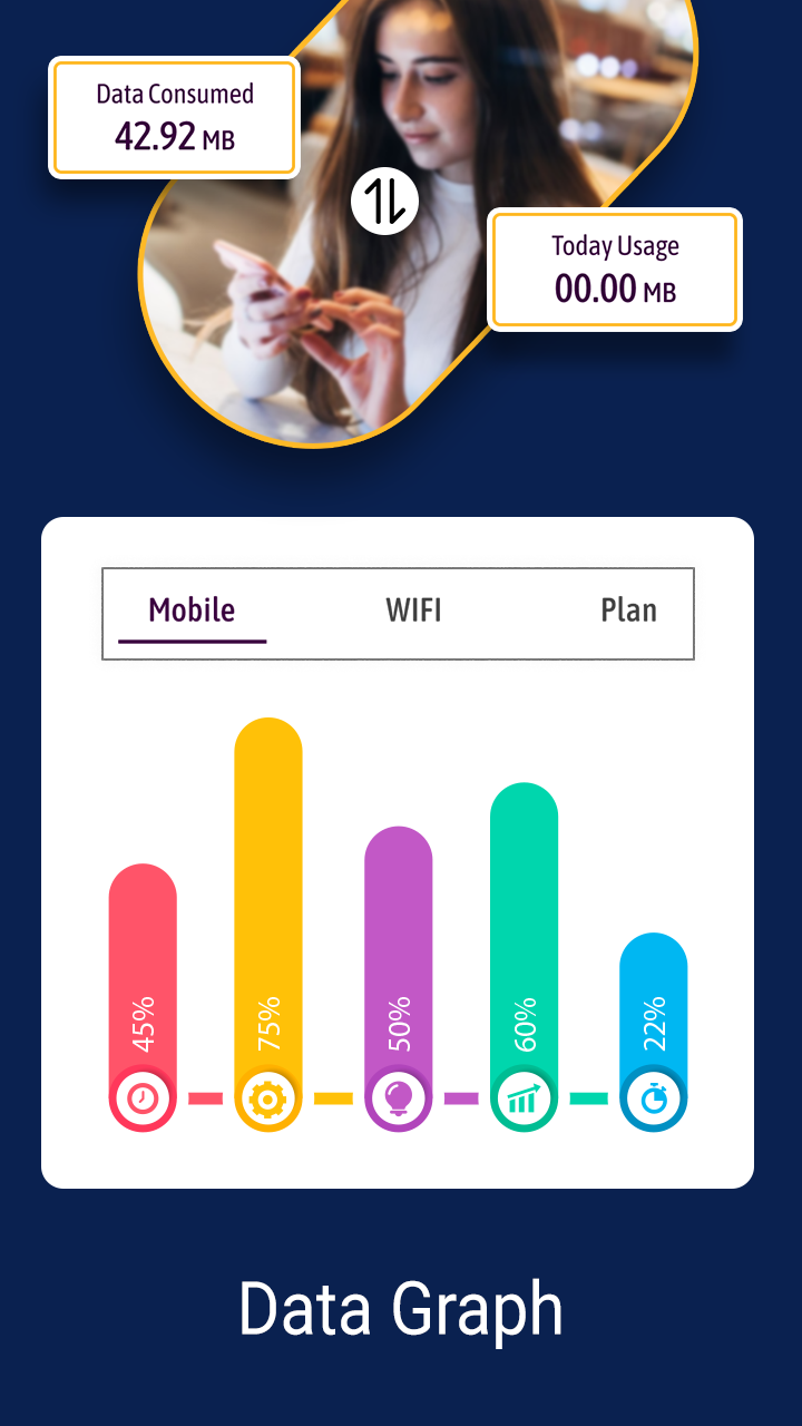 اسکرین شات برنامه Data Usage Manager & Monitor 3