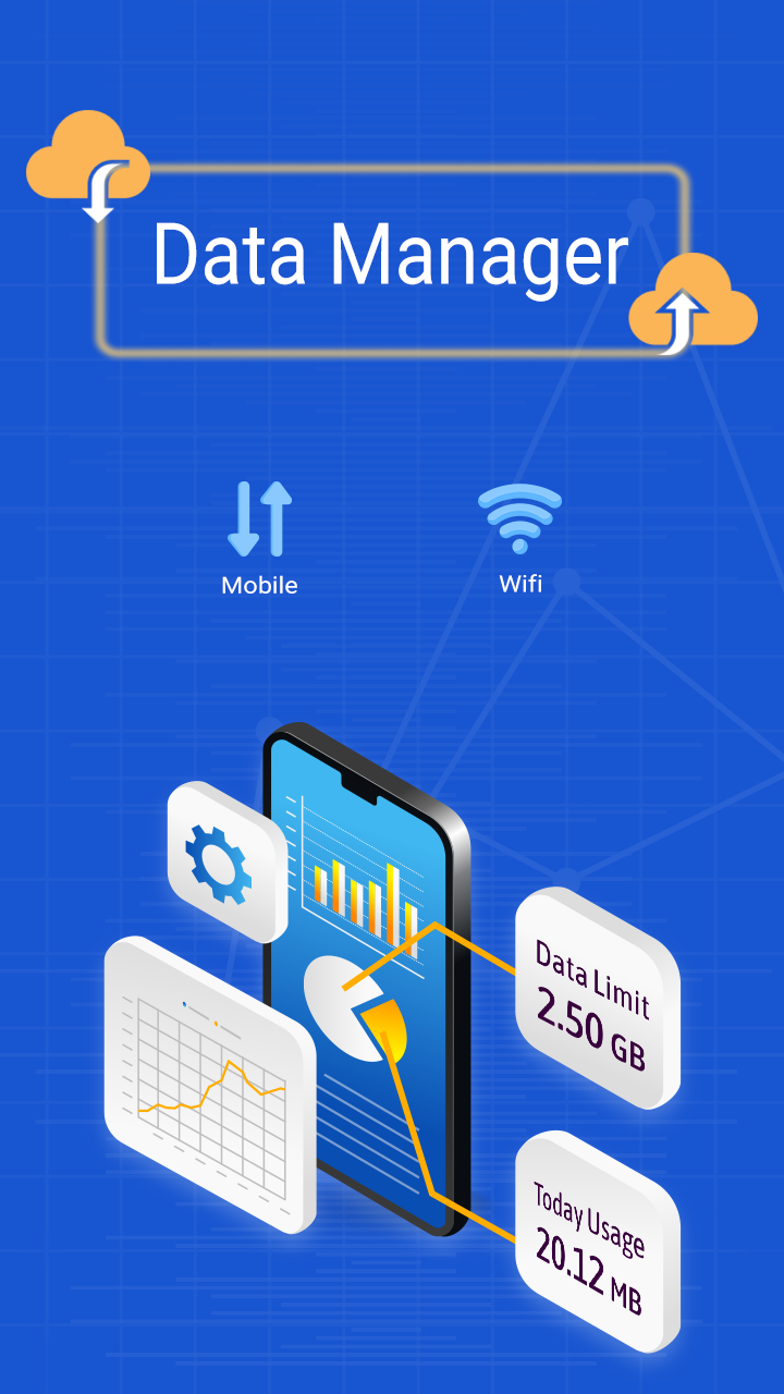 اسکرین شات برنامه Data Usage Manager & Monitor 1