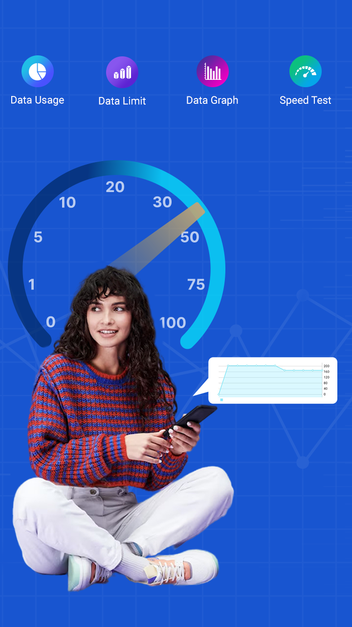 اسکرین شات برنامه Data Usage Manager & Monitor 2