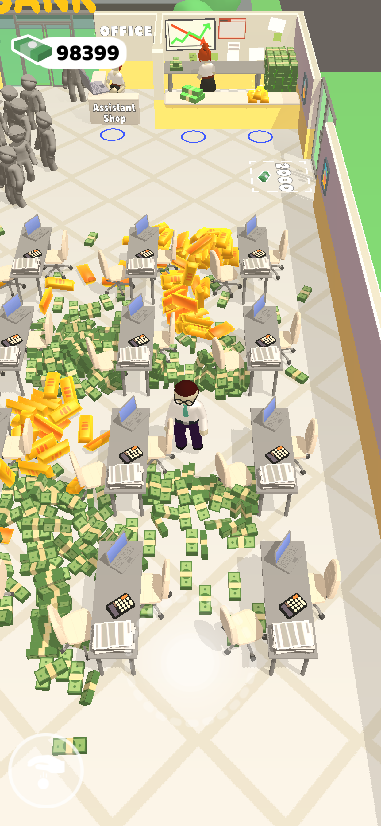 اسکرین شات بازی Money Inc. Bank Idle 1