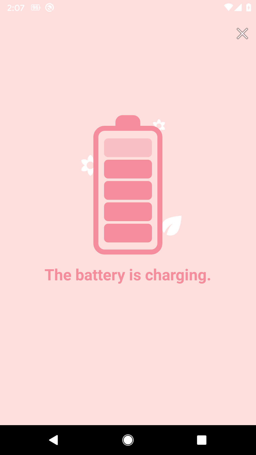 اسکرین شات 1 برنامه Battery sound notification