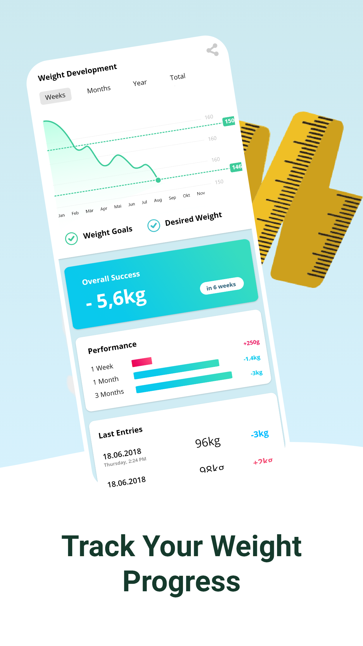 اسکرین شات 5 برنامه Weight Loss Tracker & BMI