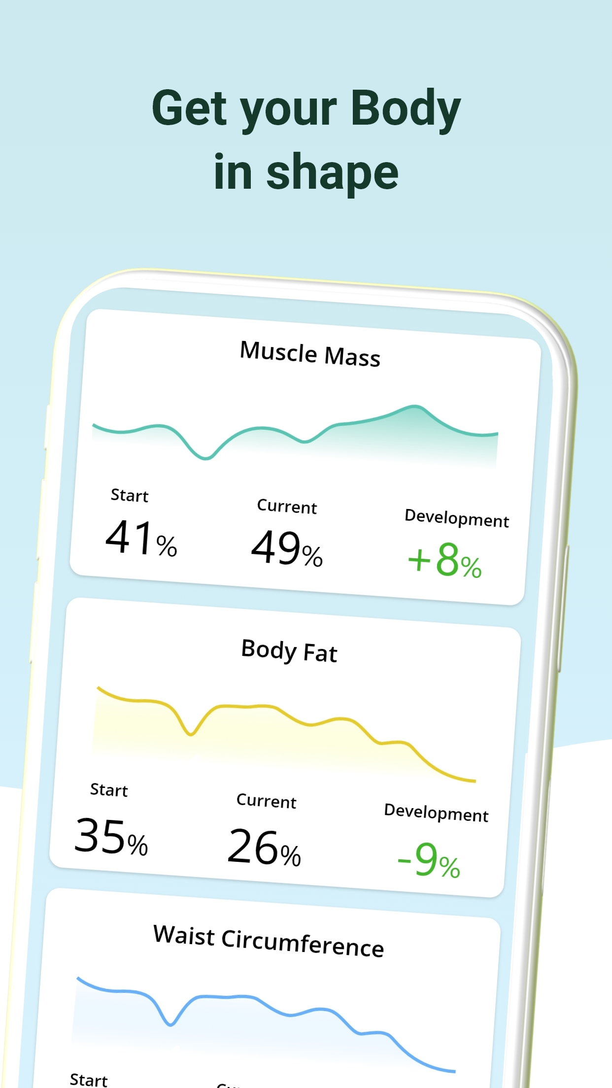 اسکرین شات 4 برنامه BMI Calculator, Weight Tracker