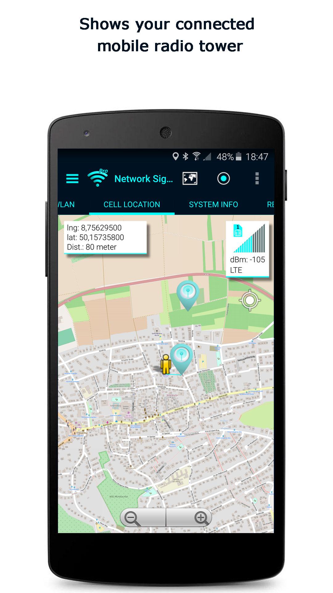 اسکرین شات 4 برنامه Network Signal Info