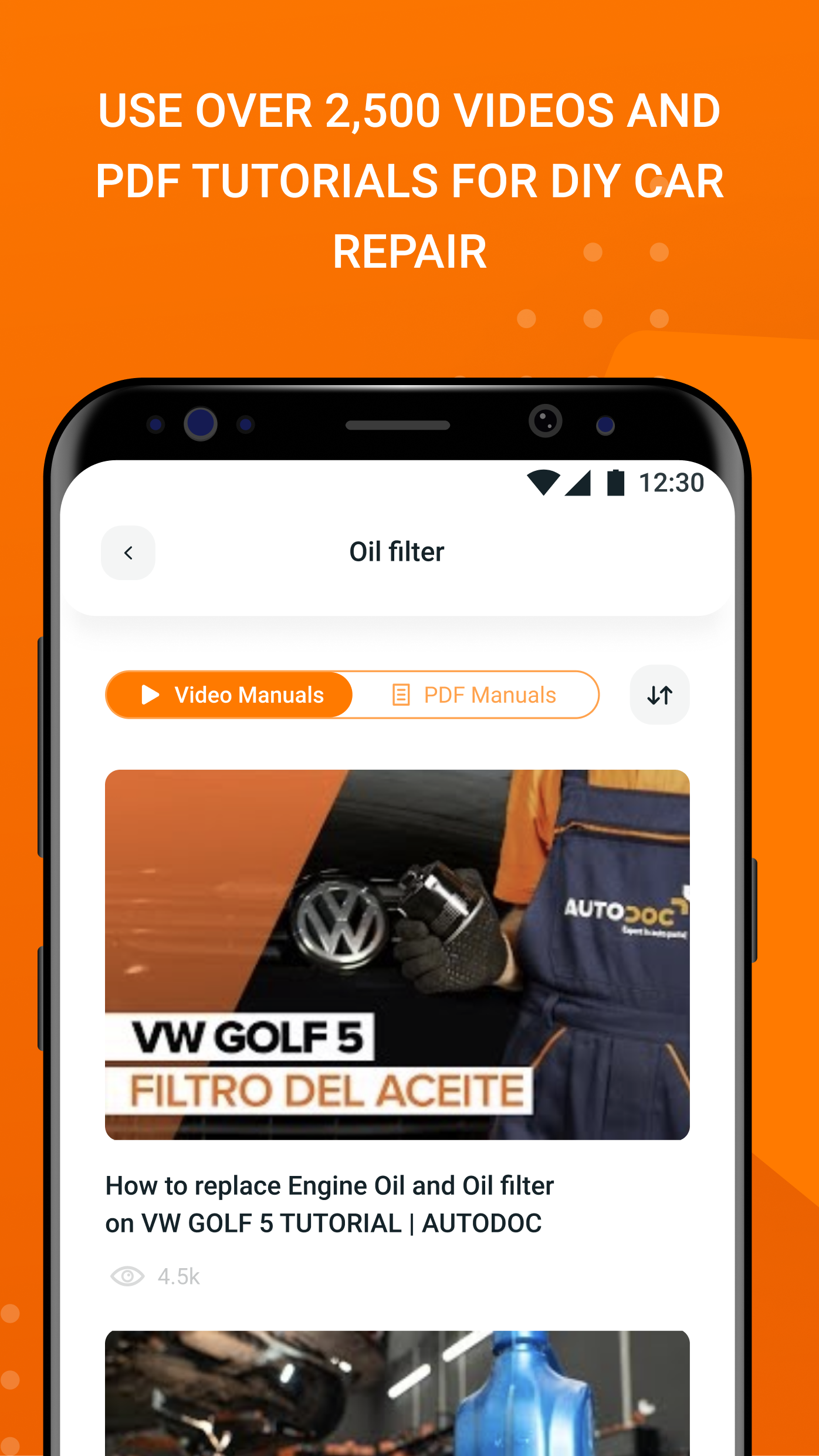 اسکرین شات 7 برنامه AUTODOC CLUB: Car repair