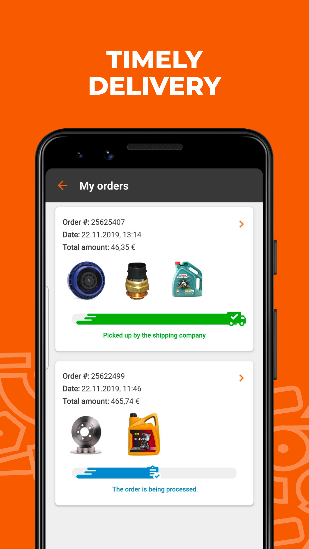 اسکرین شات 5 برنامه AUTODOC: buy car parts online