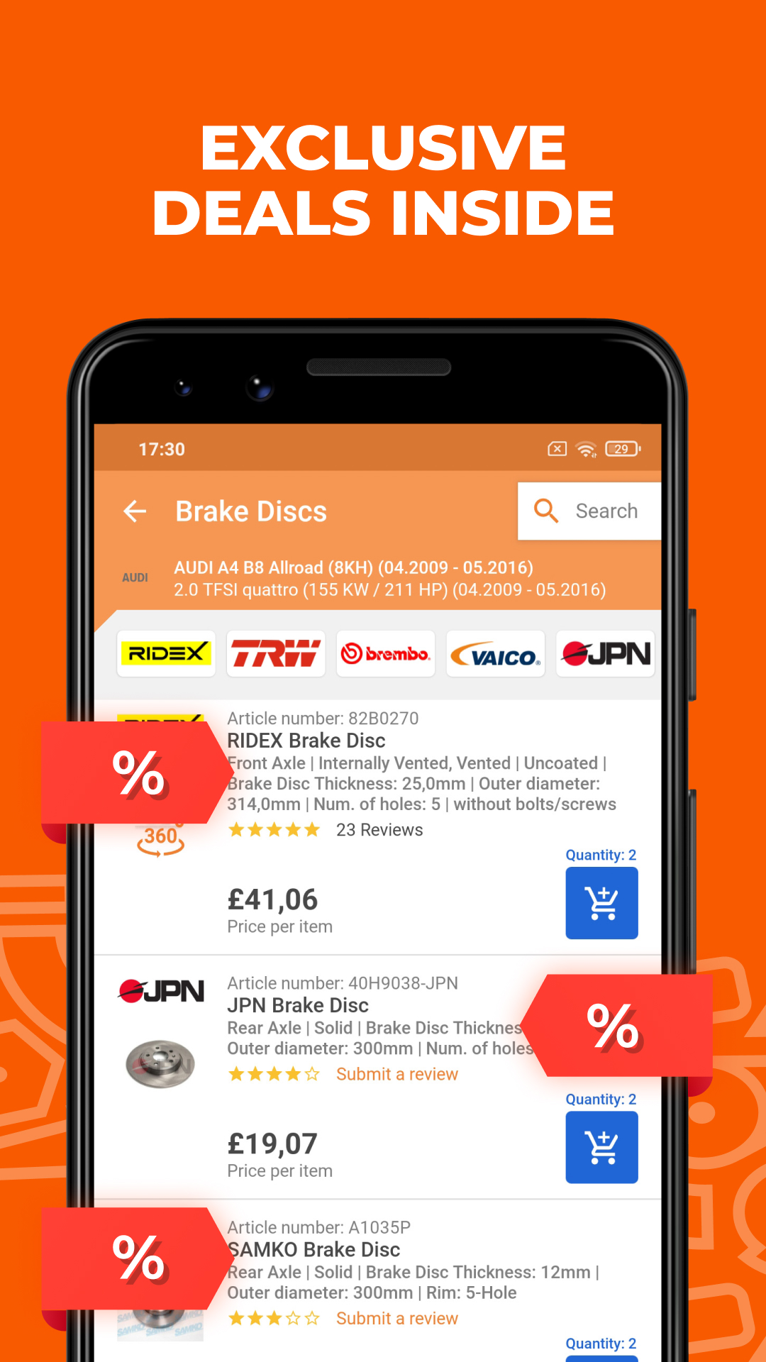 اسکرین شات 4 برنامه AUTODOC: buy car parts online