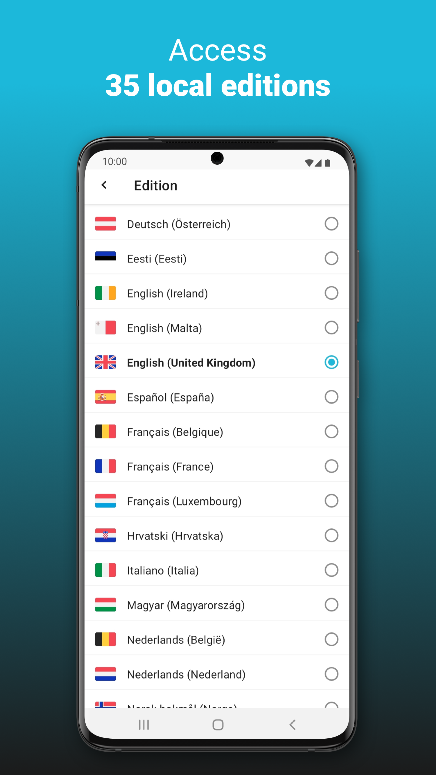 اسکرین شات 4 برنامه upday news for Samsung