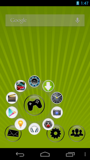 اسکرین شات 1 برنامه CircleLauncher light