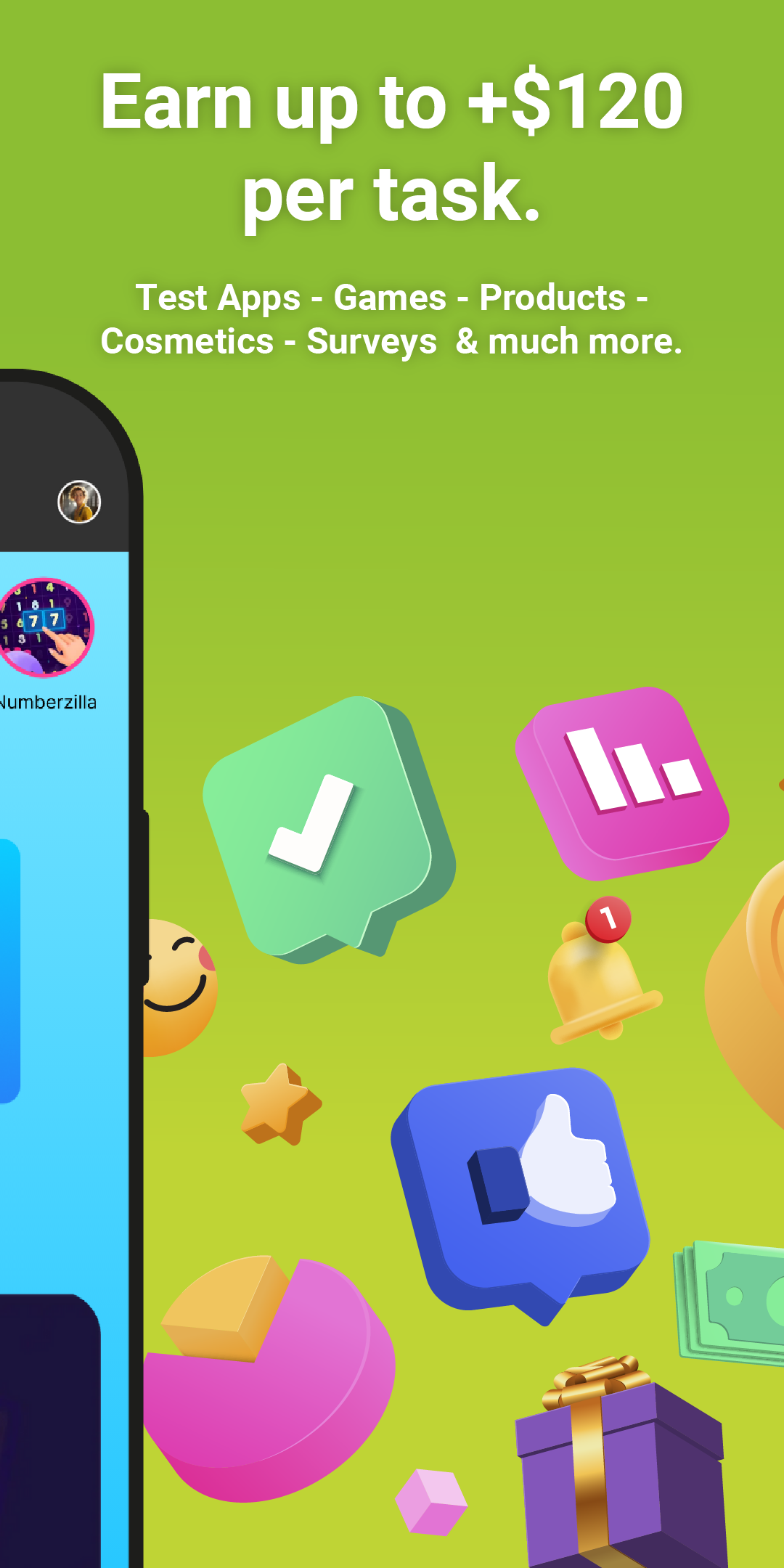 اسکرین شات 2 برنامه testerup - earn money