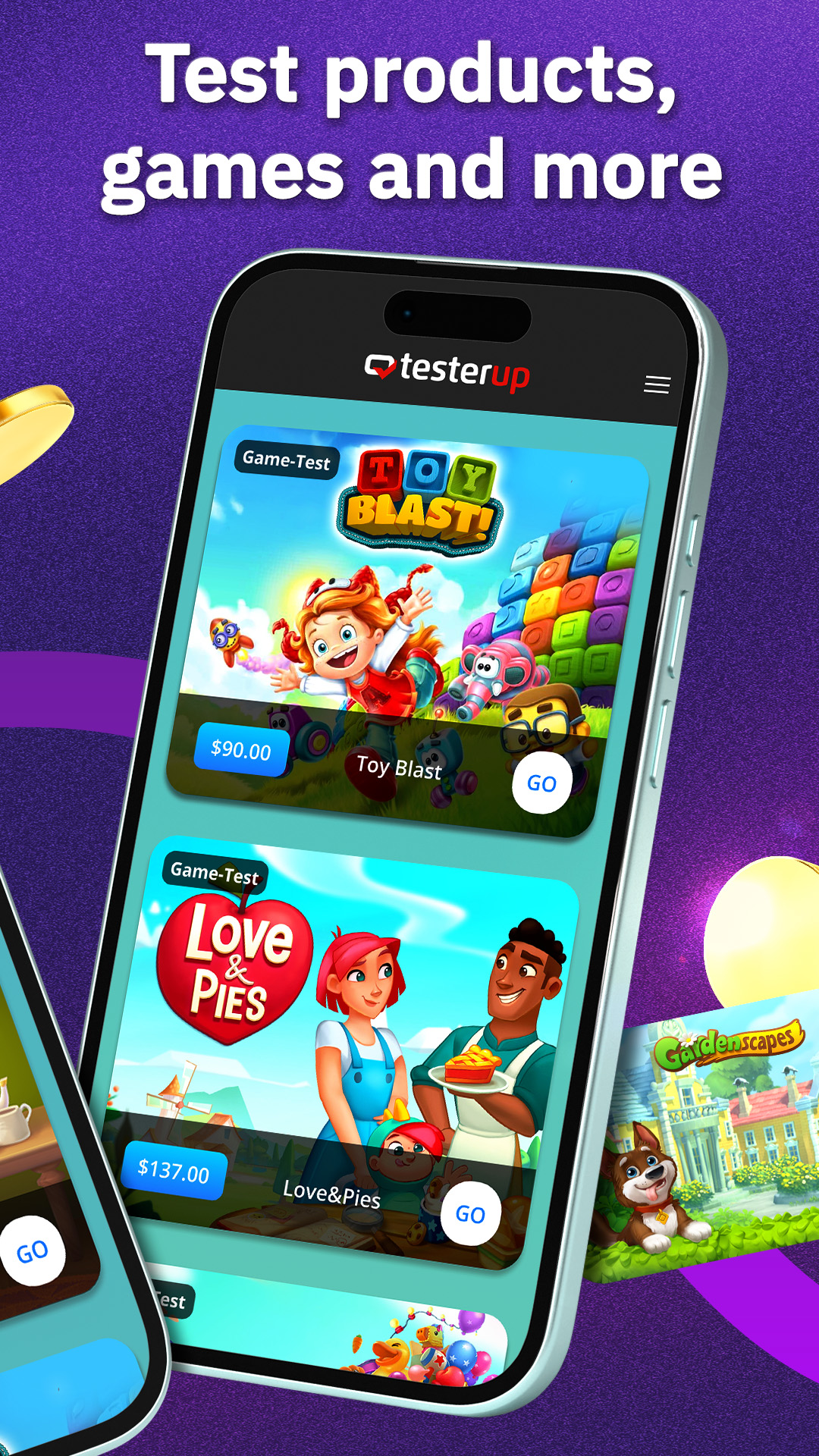 اسکرین شات 2 برنامه testerup - earn money