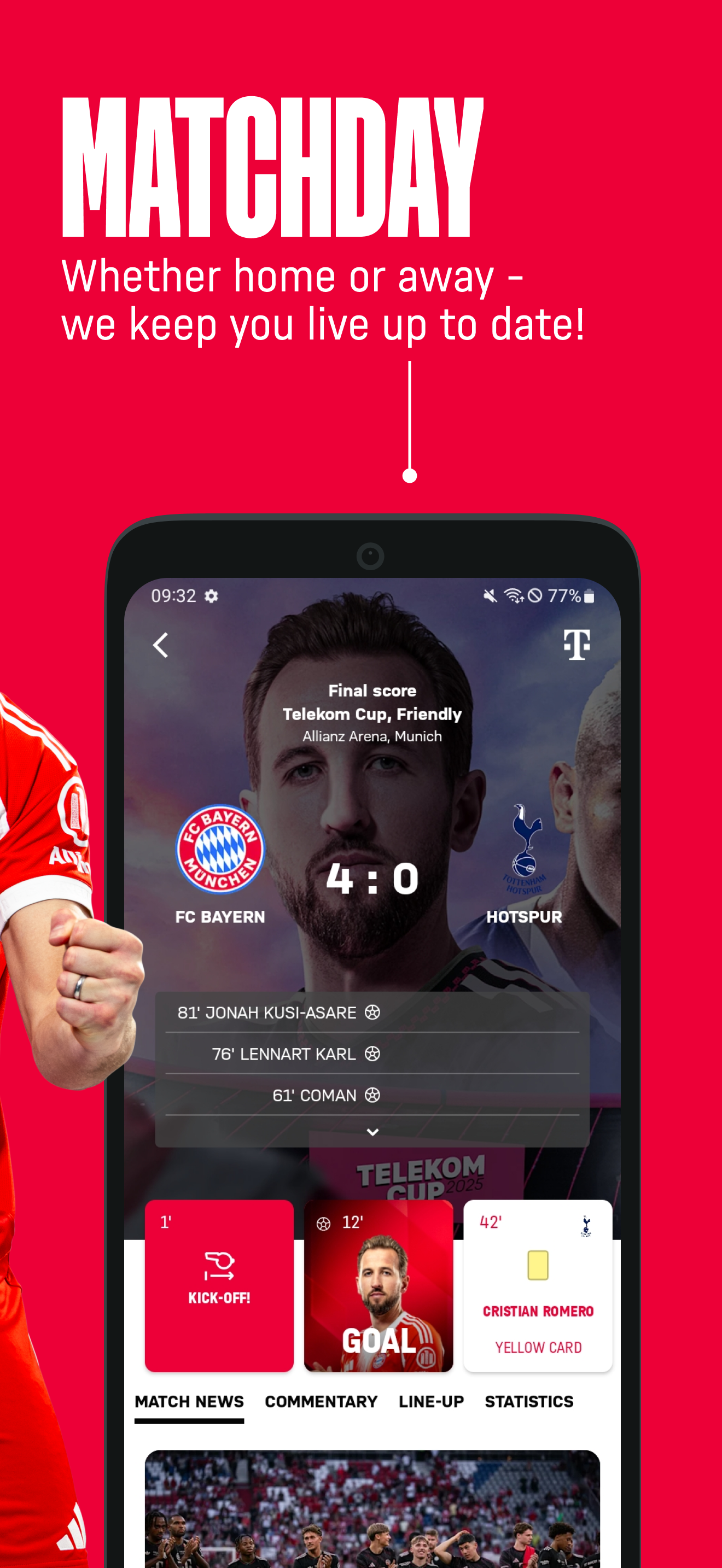 اسکرین شات 3 برنامه FC Bayern München