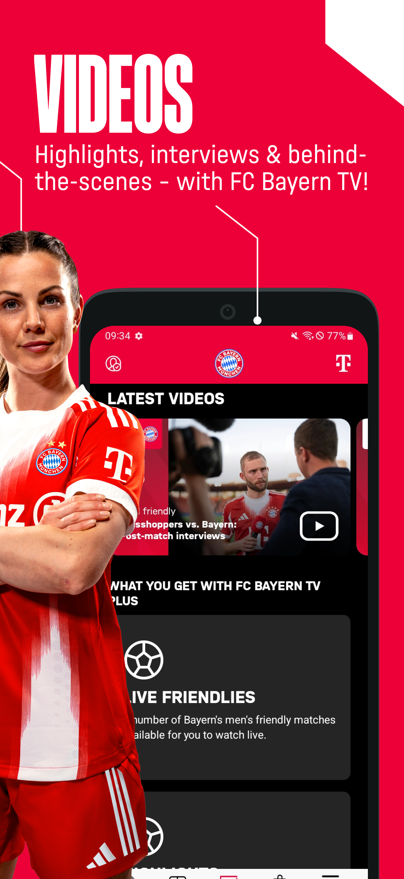 اسکرین شات 5 برنامه FC Bayern München