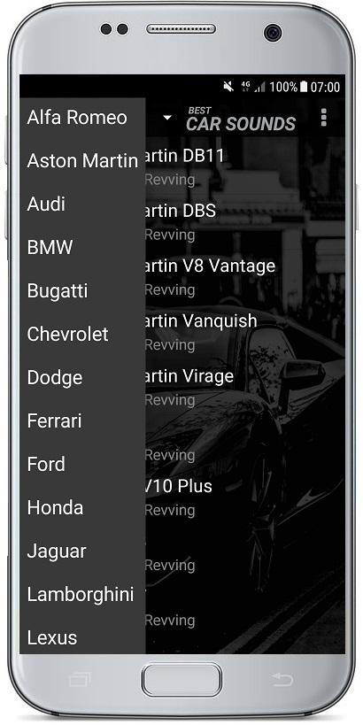 اسکرین شات 2 برنامه CAR SOUNDS