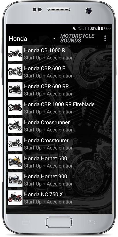 اسکرین شات 4 برنامه BIKE & MOTORCYCLE SOUNDS