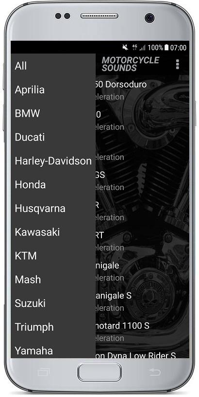اسکرین شات 2 برنامه BIKE & MOTORCYCLE SOUNDS