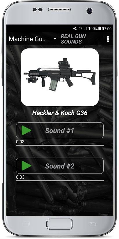 اسکرین شات 6 برنامه REAL GUN SOUNDS