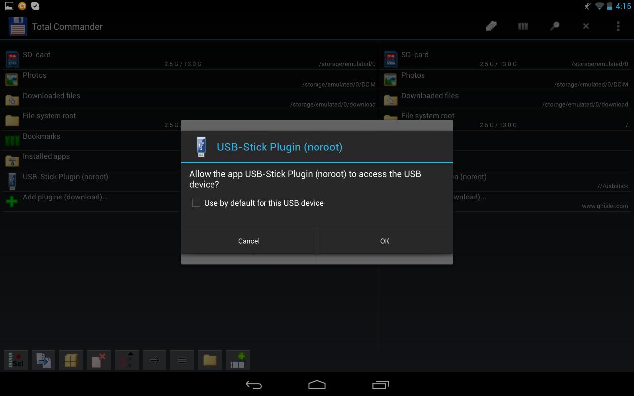 اسکرین شات 2 برنامه USB Stick Plugin-TC (TRIAL)