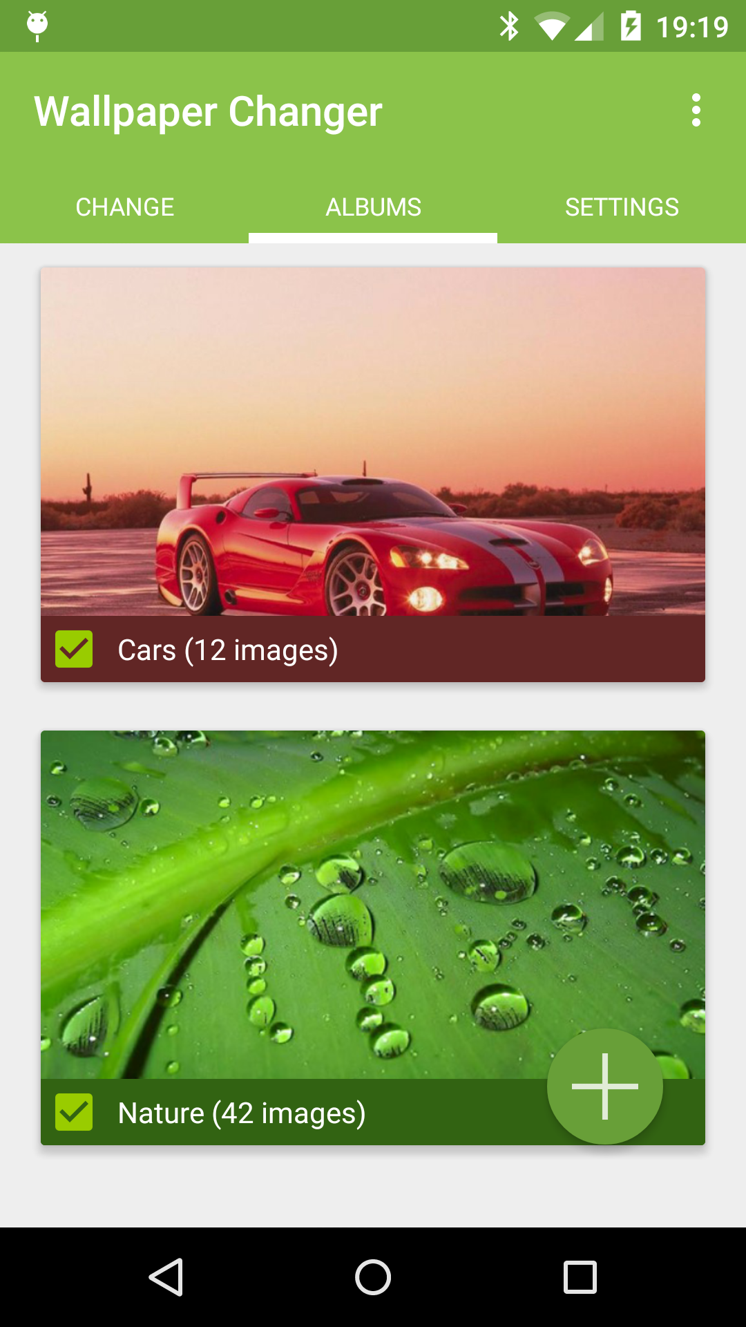 اسکرین شات 2 برنامه Wallpaper Changer