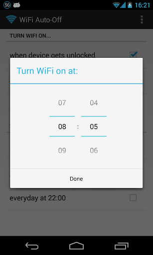 اسکرین شات 2 برنامه WiFi Automatic