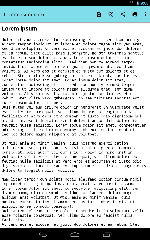 اسکرین شات 4 برنامه Office Documents Viewer