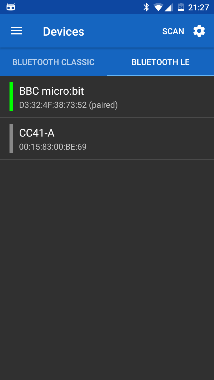اسکرین شات برنامه Serial Bluetooth Terminal 5