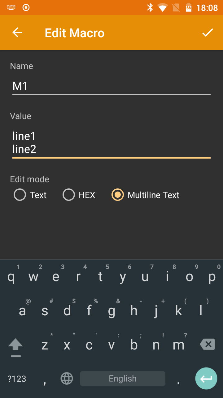 اسکرین شات 3 برنامه Serial WiFi Terminal