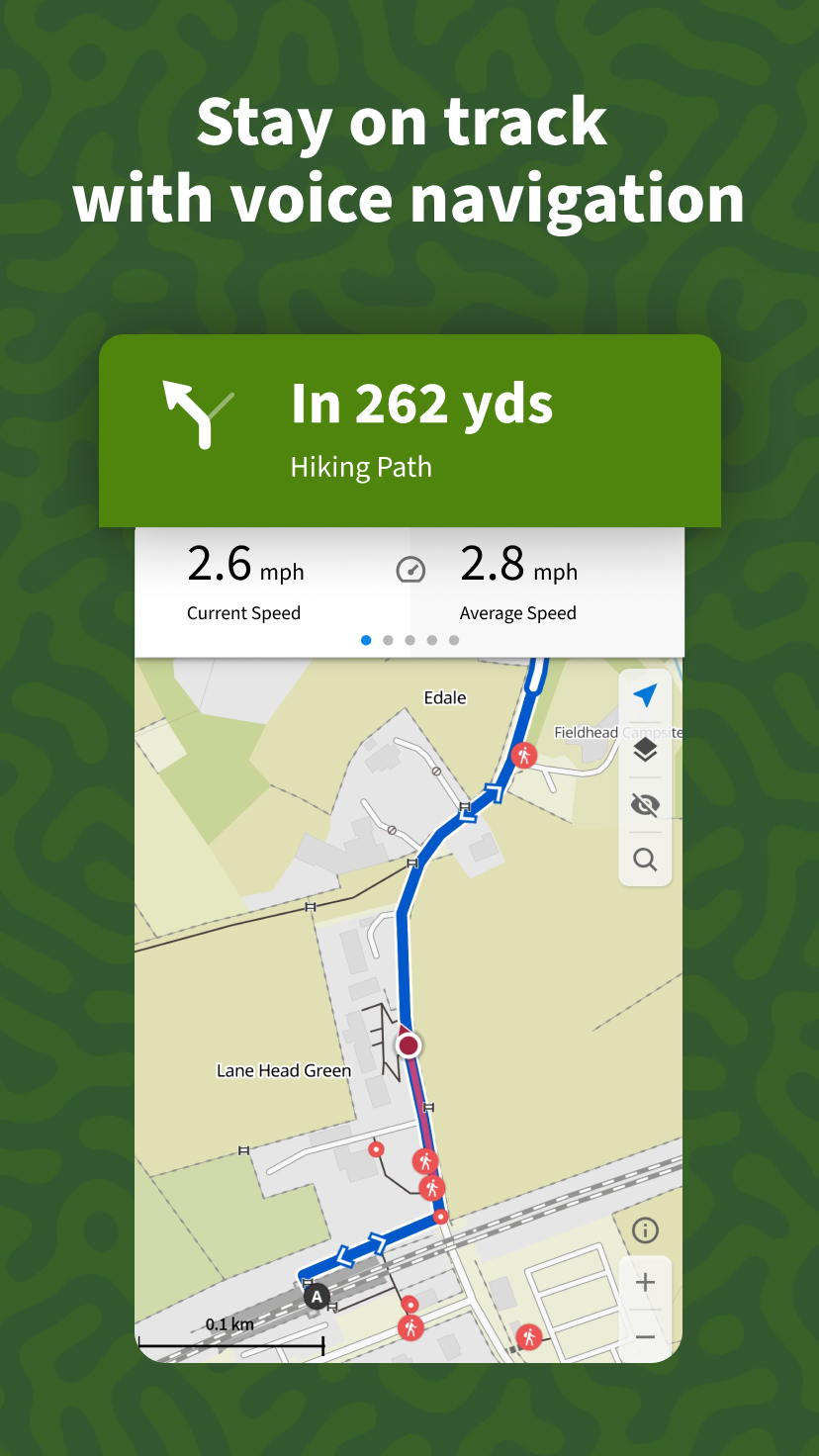 اسکرین شات 4 برنامه komoot - hike, bike & run