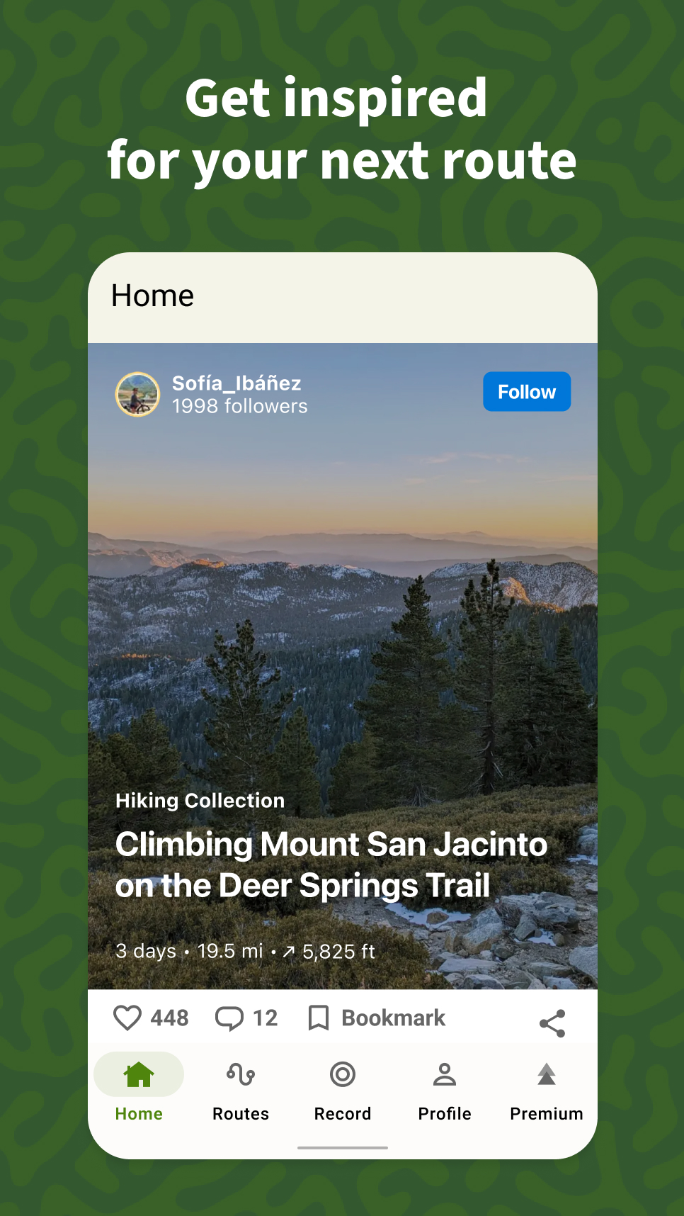 اسکرین شات 6 برنامه komoot - hike, bike & run