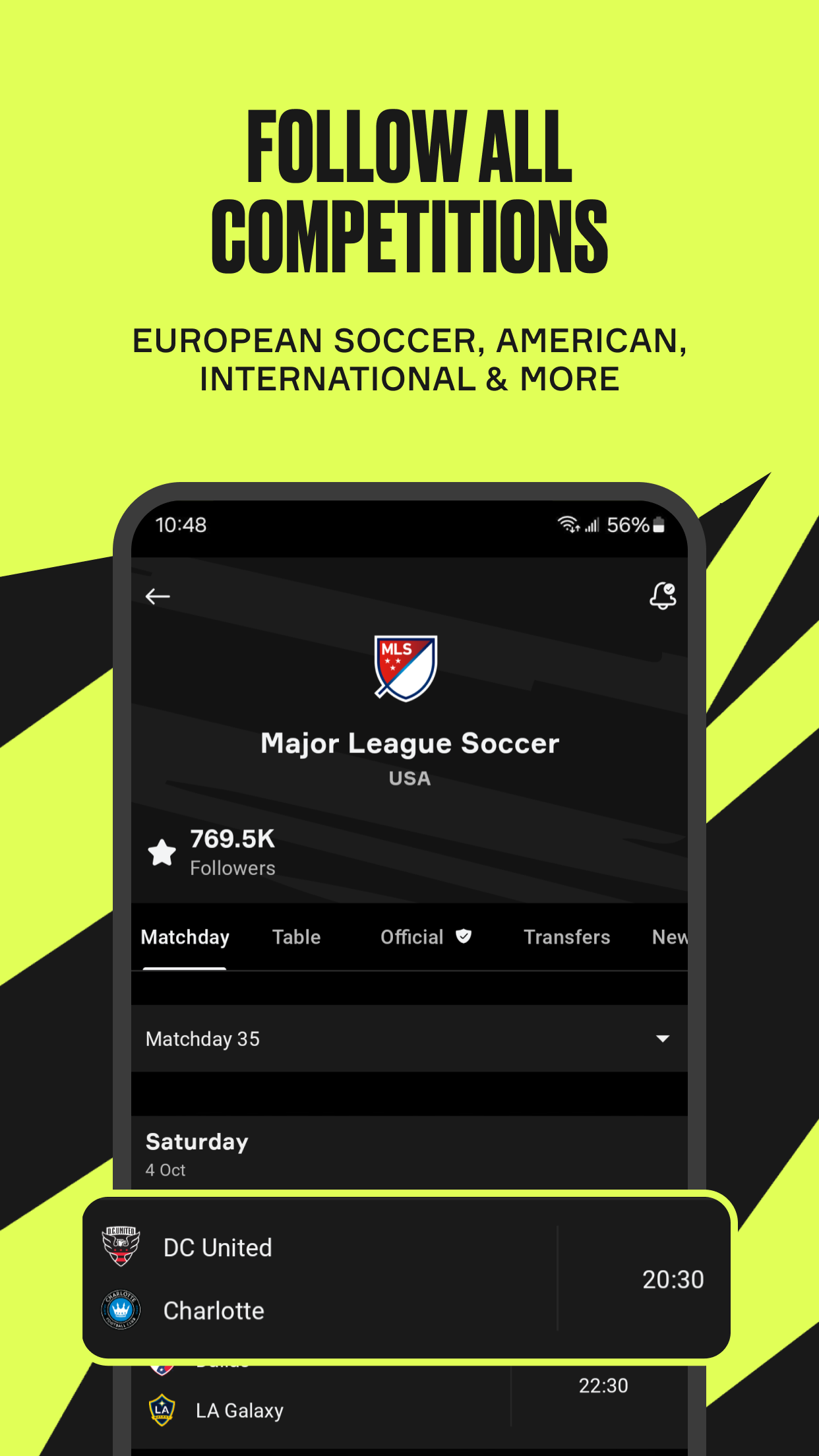 اسکرین شات 4 برنامه OneFootball: All Soccer Scores