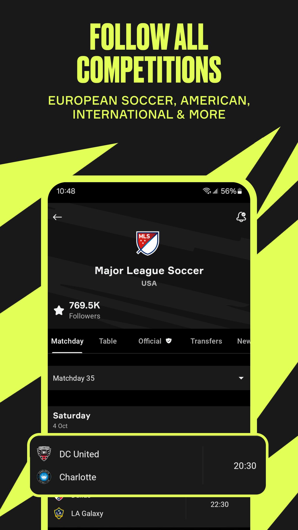 اسکرین شات 3 برنامه OneFootball: All Soccer Scores
