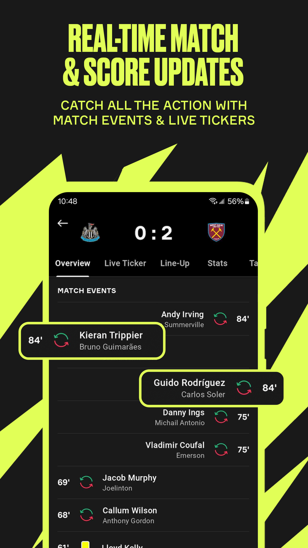 اسکرین شات برنامه OneFootball: All Soccer Scores 2