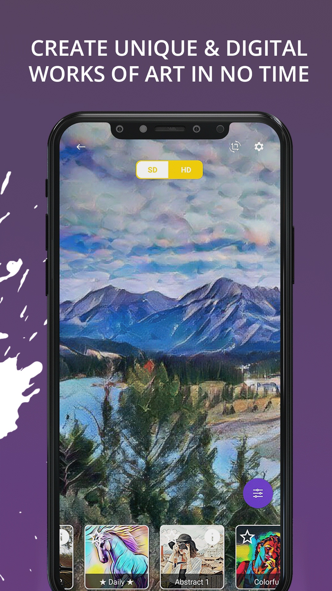 اسکرین شات 2 برنامه DeepArtEffects AI Photo Editor