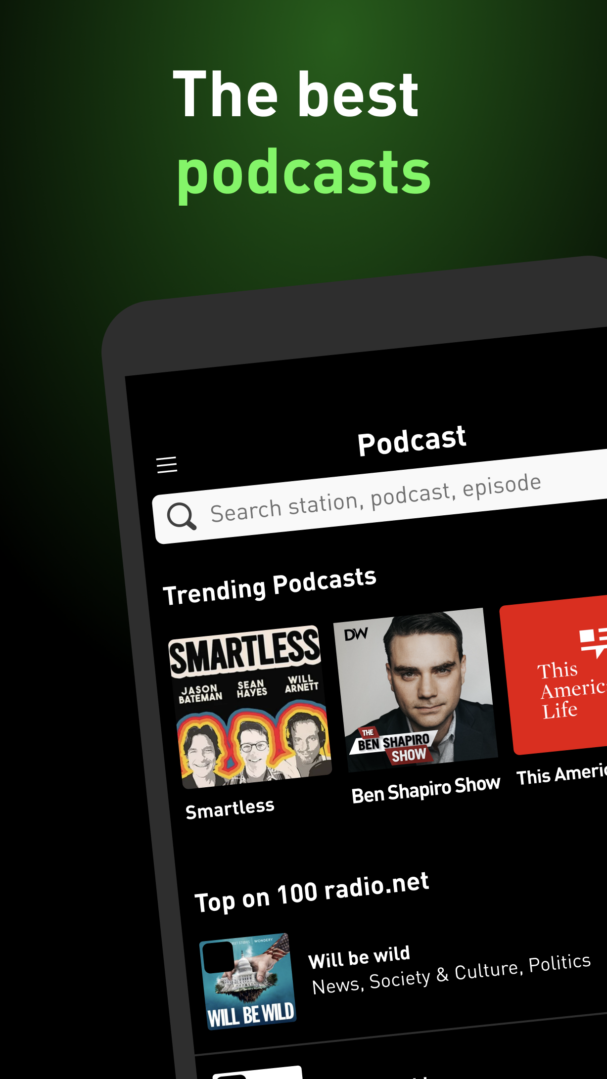 اسکرین شات 5 برنامه radio.net - AM FM Radio Tuner