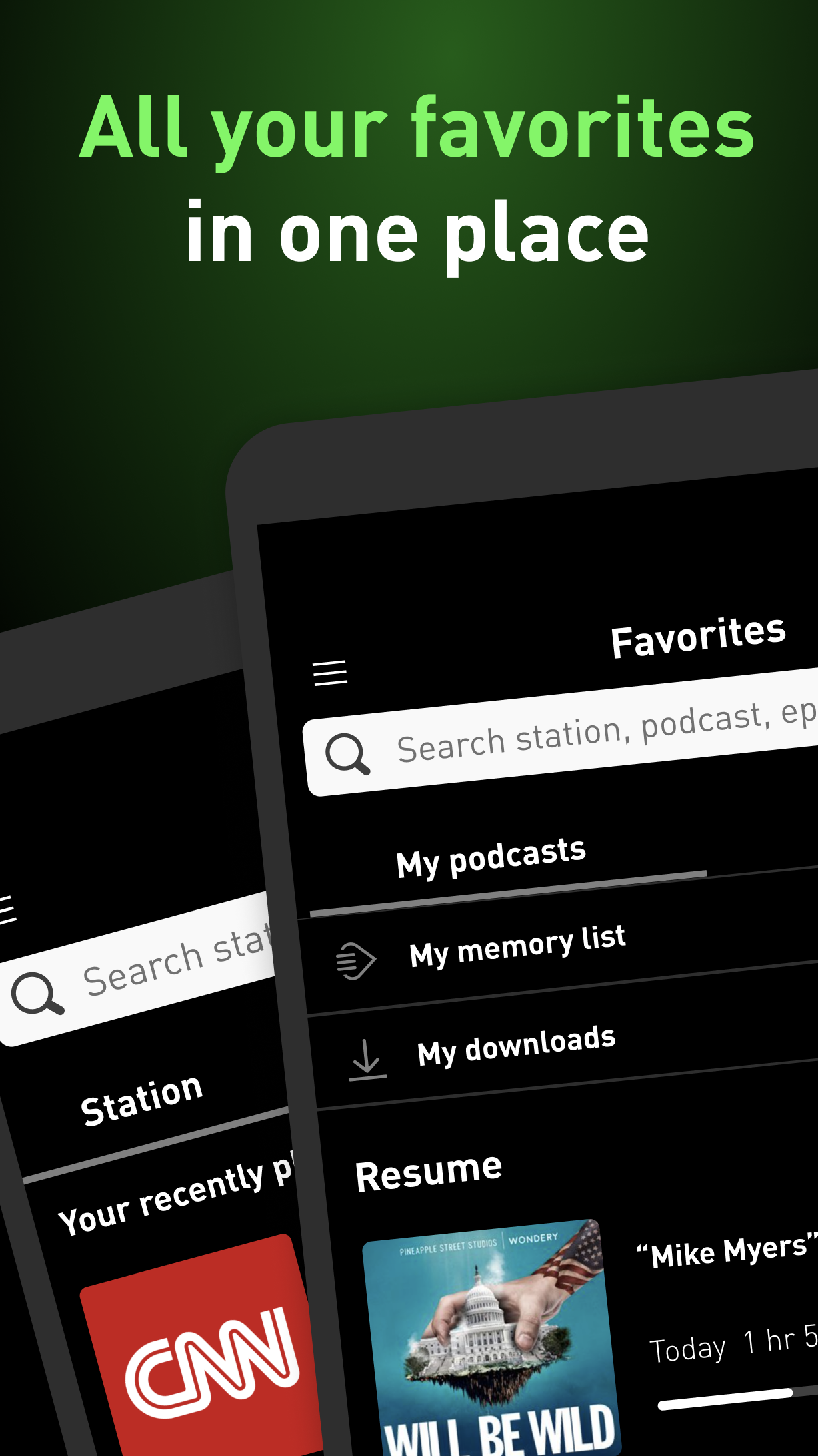اسکرین شات 4 برنامه radio.net - AM FM Radio Tuner