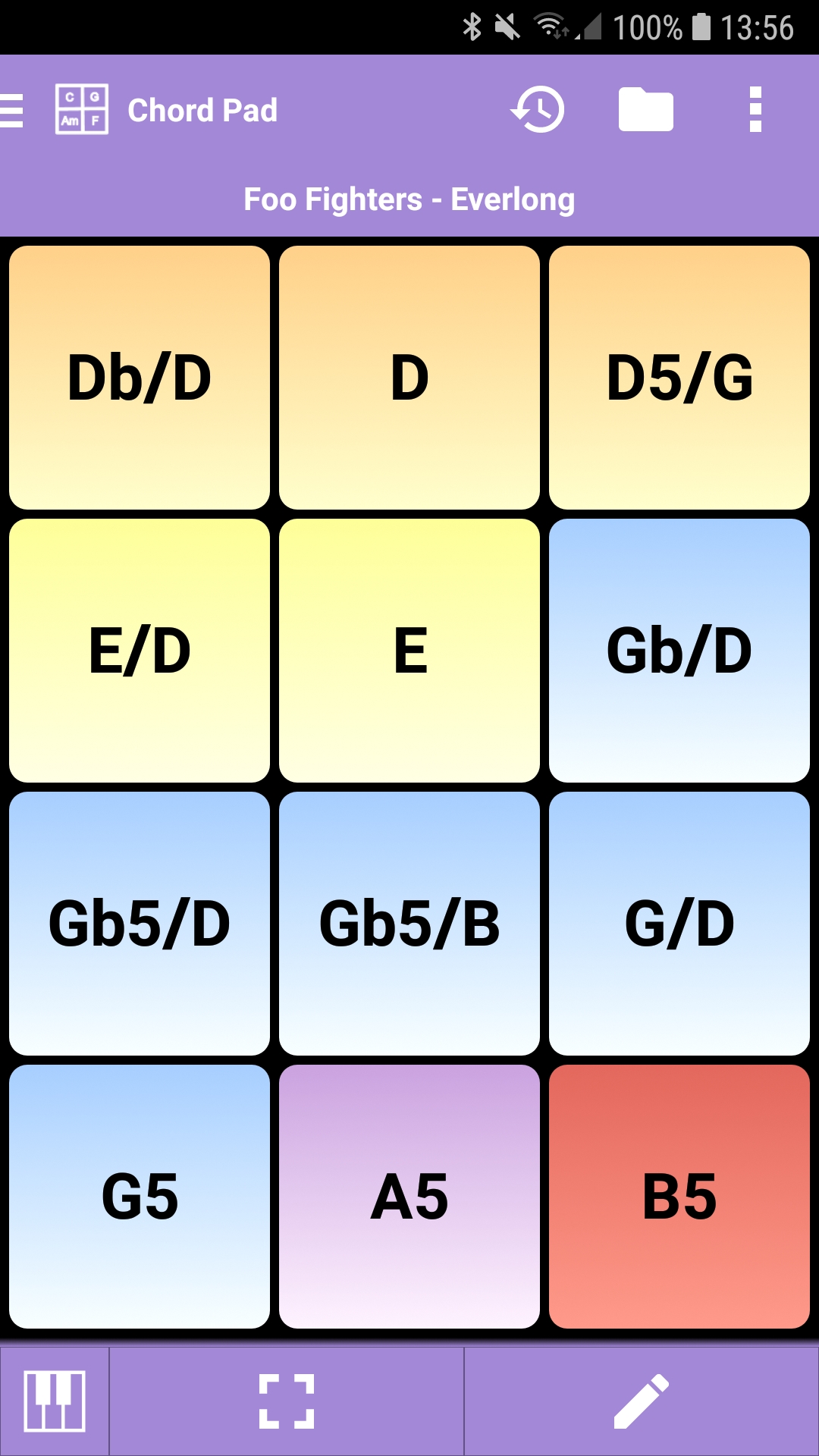 اسکرین شات 7 برنامه s.mart Chord Pad