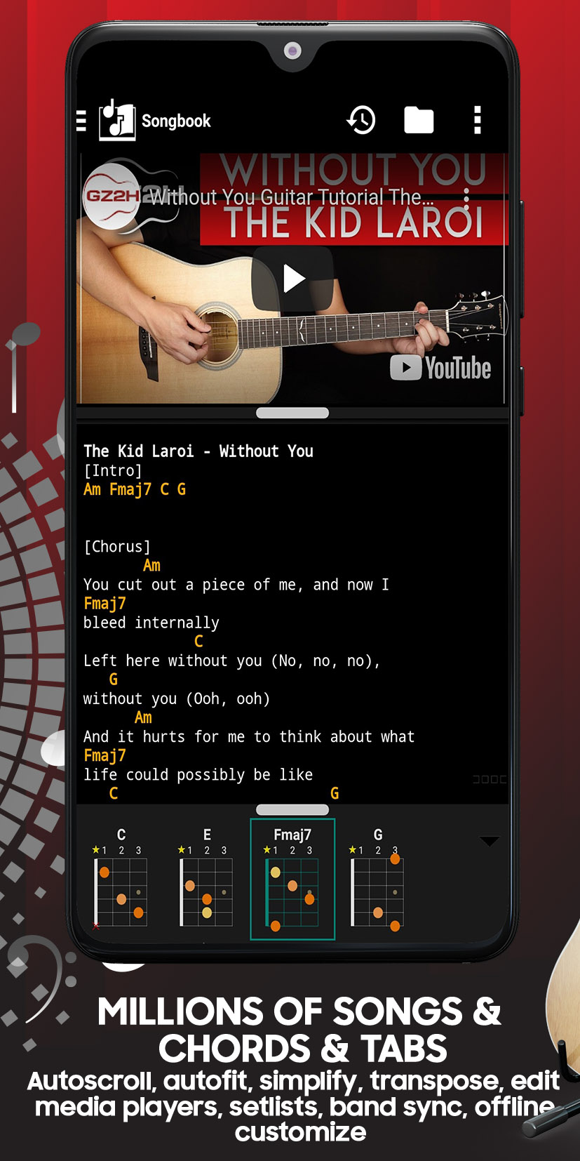 اسکرین شات 2 برنامه smart Chords: 40 guitar tools…