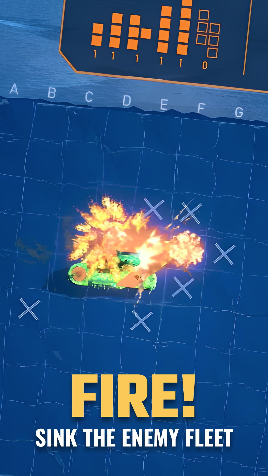 اسکرین شات 1 بازی Fleet Battle - Sea Battle